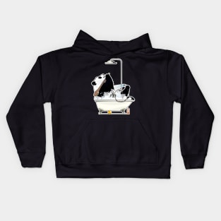 Panda in the Bath Kids Hoodie